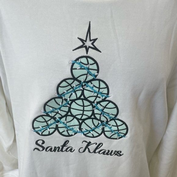 New Balance Kawhi Leonard Signature Santa Klaws Sweater Crew Neck Size XL Mens - Picture 2 of 8